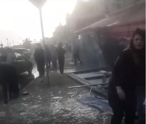 俄咖啡馆爆炸已致30人受伤：一战地记者身亡 混乱现场曝光