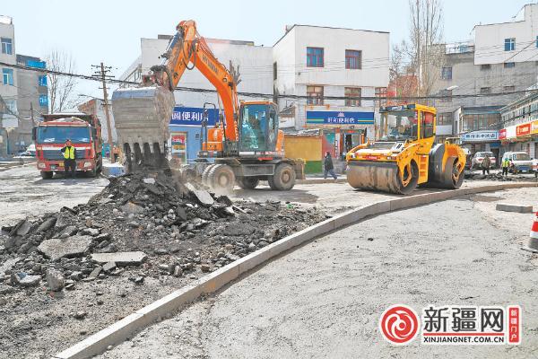 乌鲁木齐市水磨沟区 天平巷社区巷道维修改造将完工