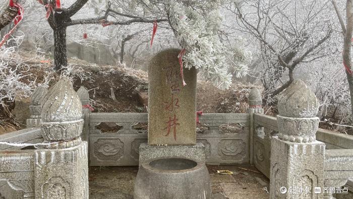 泰山雨后现雾凇美景，温度低至零下，建议择期进山