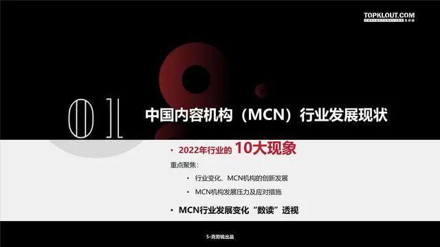 数据报告：克劳锐2023年中国内容机构（MCN）行业发展研究报告（166页 | 附下载）