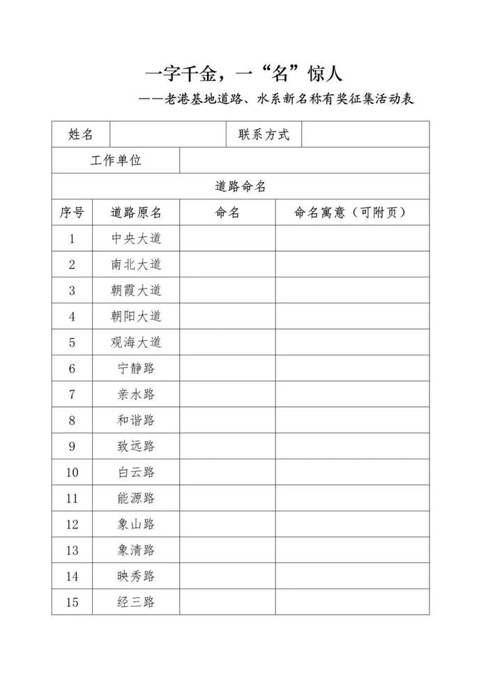 【征集】上海最大的生活垃圾处置基地道路、水系名称征集中，活动奖励等你拿