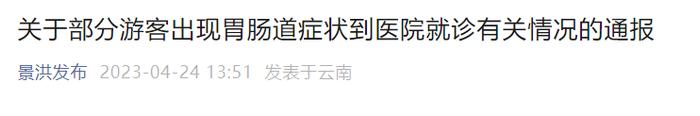 “景洪发布”微信公号截图