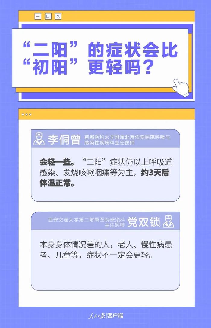 “二阳”症状会比“初阳”轻吗？“五一”出行注意啥？最新八问八答→