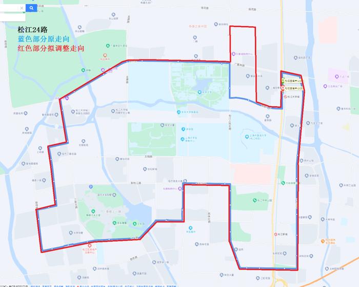 【便民】涉及松江10条公交线路调整，征询您的意见→