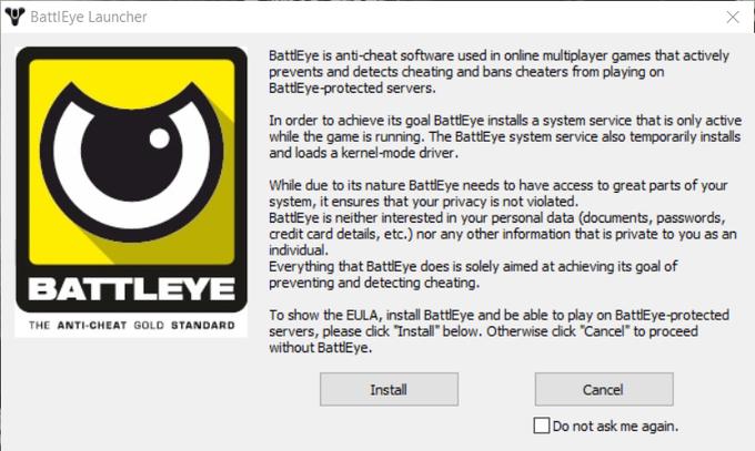 2021年8月,《命运2》启用了“战眼”(BattlEye)反作弊系统