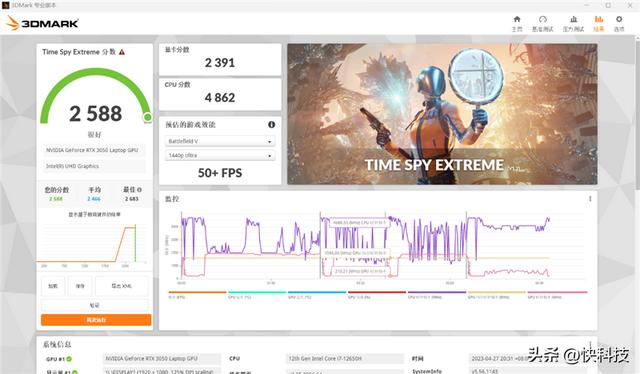 性价比超群！七彩虹将星X15-XS评测：12代酷睿i7一举杀到4.5K