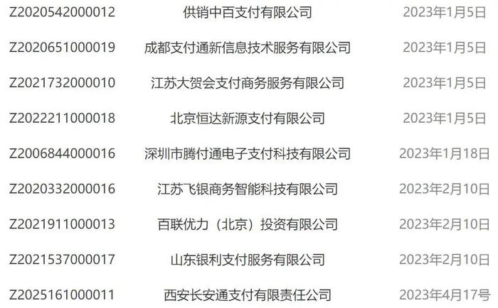 夏商集团注销旗下支付牌照！今年已有10张支付牌照注销（名单）