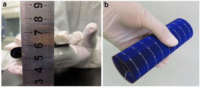 我科学家研发出柔性单晶硅太阳能电池