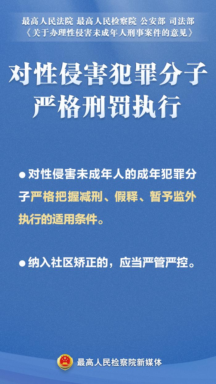 关于强奸、猥亵等性侵害未成年人犯罪，“两高”发布最新司法解释！这组海报为你划重点