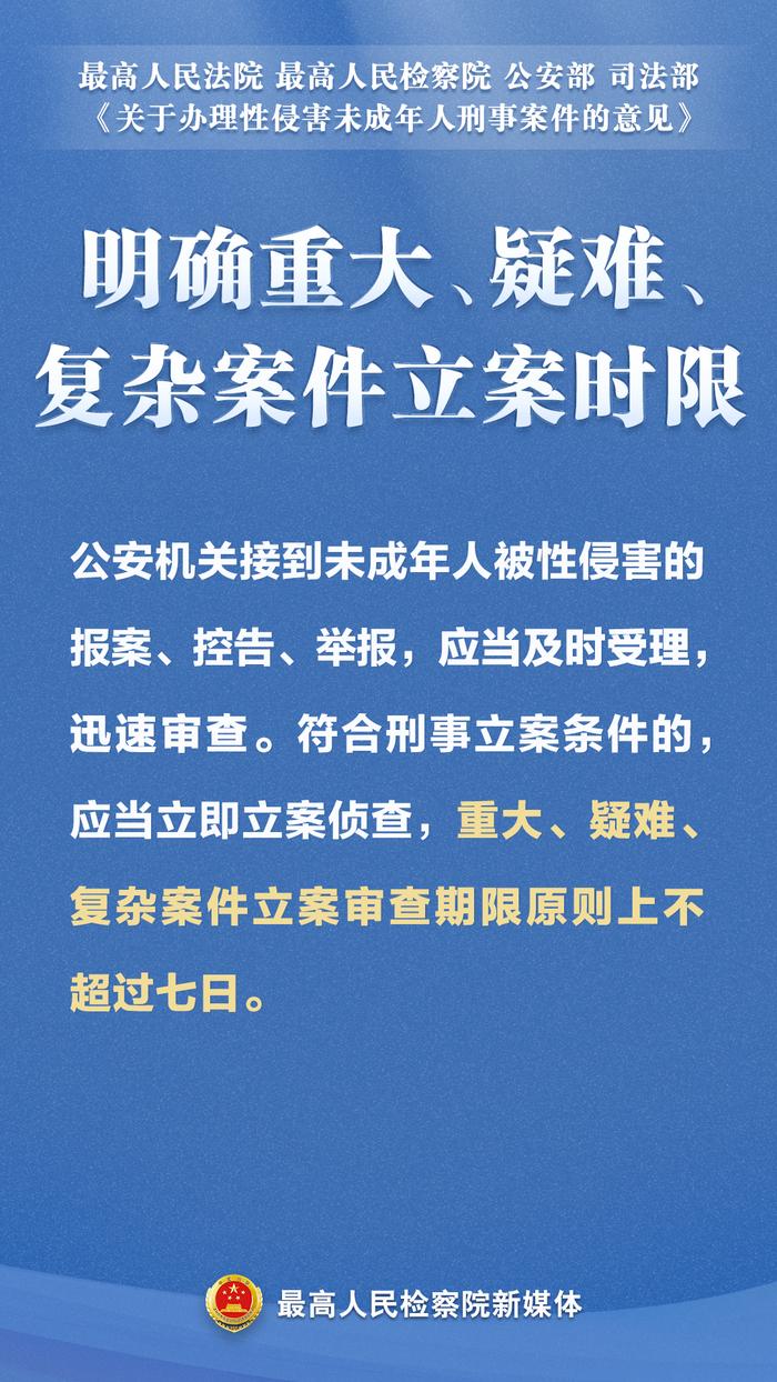 关于强奸、猥亵等性侵害未成年人犯罪，“两高”发布最新司法解释！这组海报为你划重点