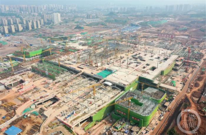 重庆东站骨架道路一期工程路基基本形成 完工时间表公布