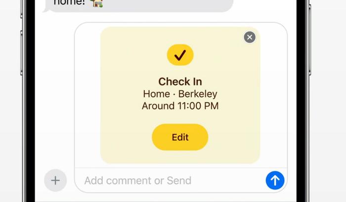 Check In,图片来自发布会截图