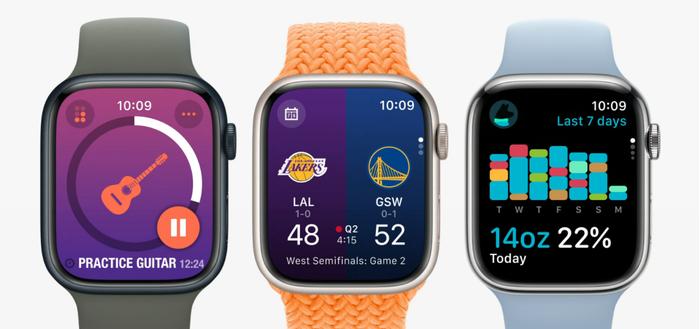 watchOS 10,图片来自发布会截图