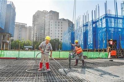 8栋高层住宅全面推进主体结构施工