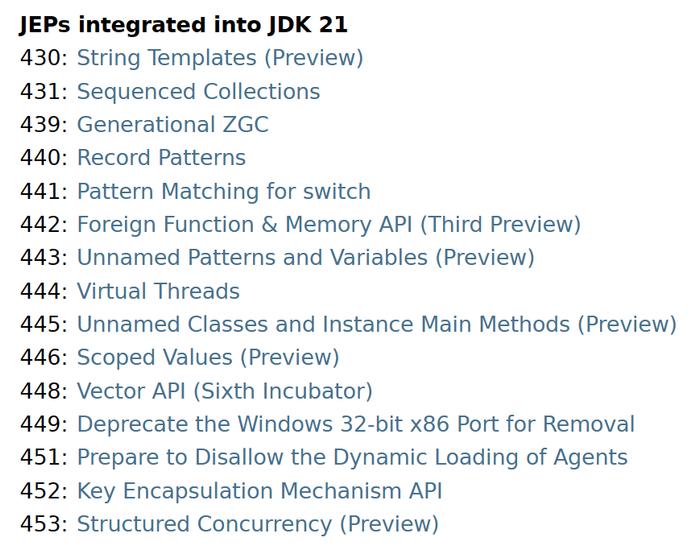 JDK 21 要来了：已从主线分叉，将成为下一个 LTS 版本！