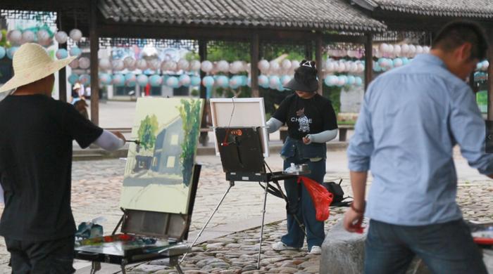 浙村超有料丨一幅数字画，绘出古堰画乡的艺术故事