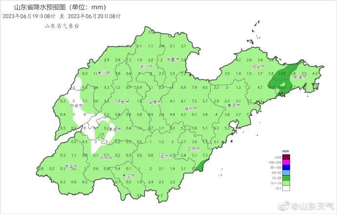 中到大雨+大风今天到！本周山东的天气……