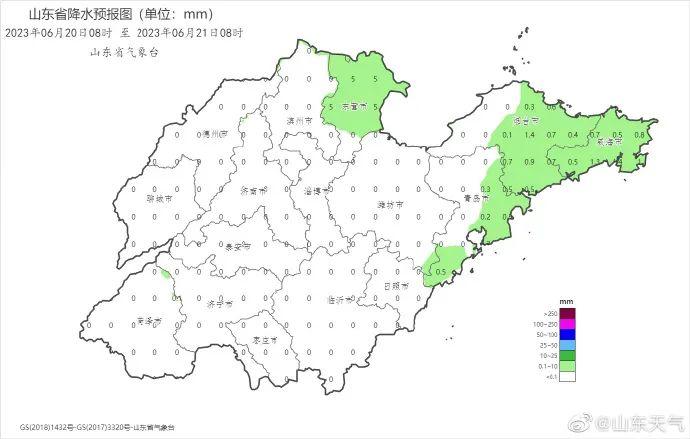 中到大雨+大风今天到！本周山东的天气……