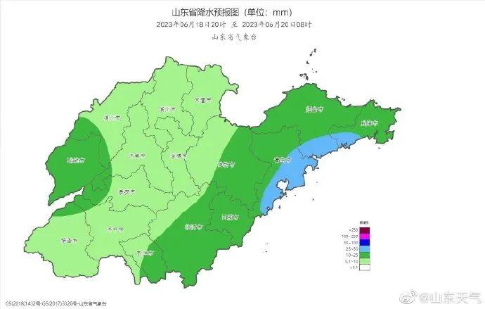 中到大雨+大风今天到！本周山东的天气……