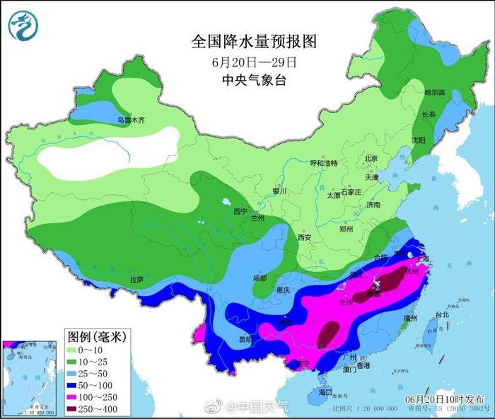 南方多地入汛以来最强降雨：杭州长沙连下六天，南昌上海连下五天