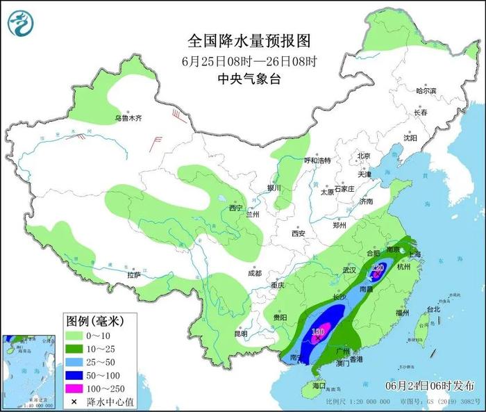 “暴力梅”第二轮：上海今日普降大暴雨，明天降水减弱气温回升