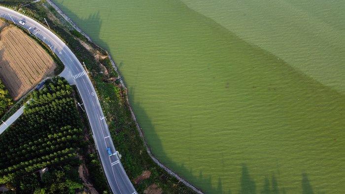 黄河一号旅游公路平陆段，夏日景色壮美