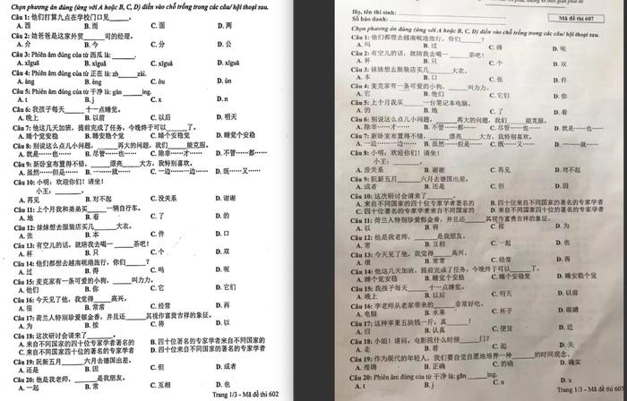 越南高考中文卷冲上热搜，华裔老师：较简单，学好中文工资高