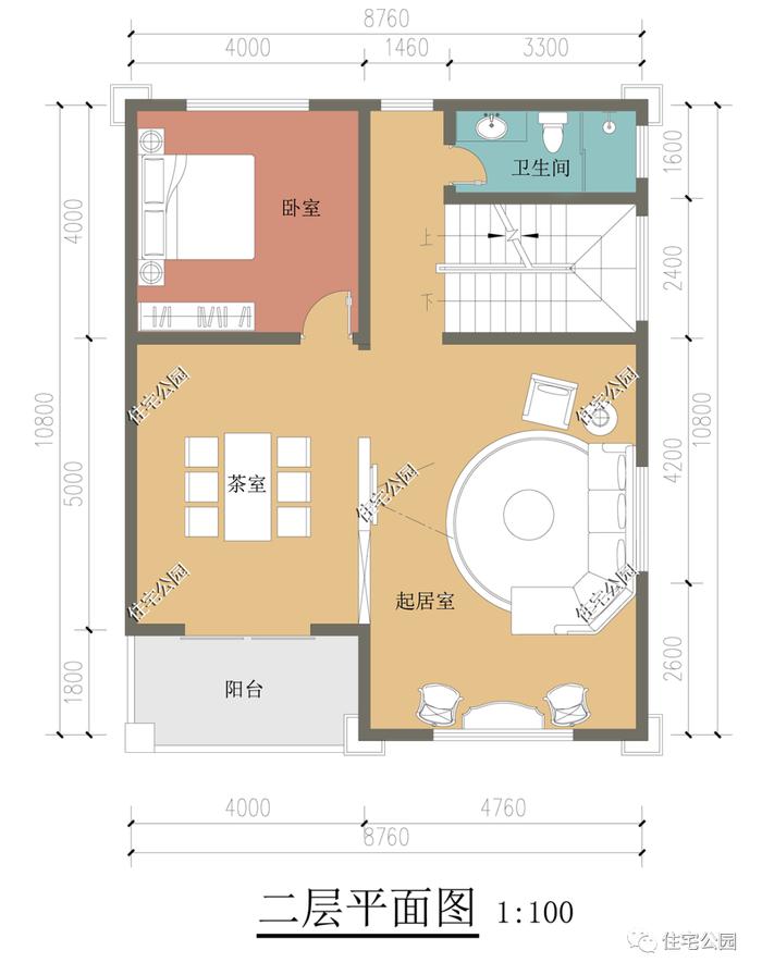 特价图纸丨占地94平，自建8×10米四层欧式住宅