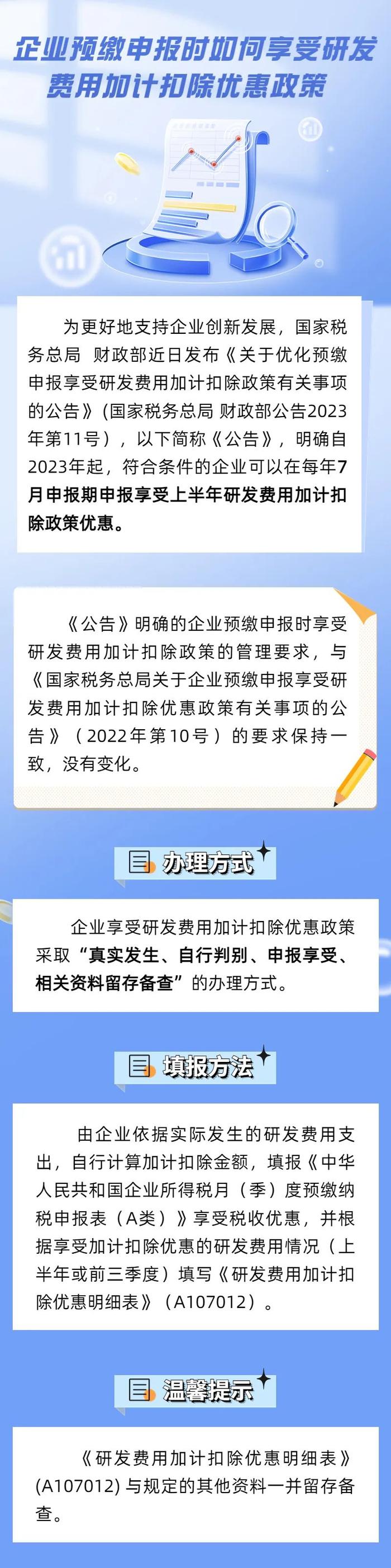 税务云课堂｜企业预缴申报时如何享受研发费用加计扣除优惠政策