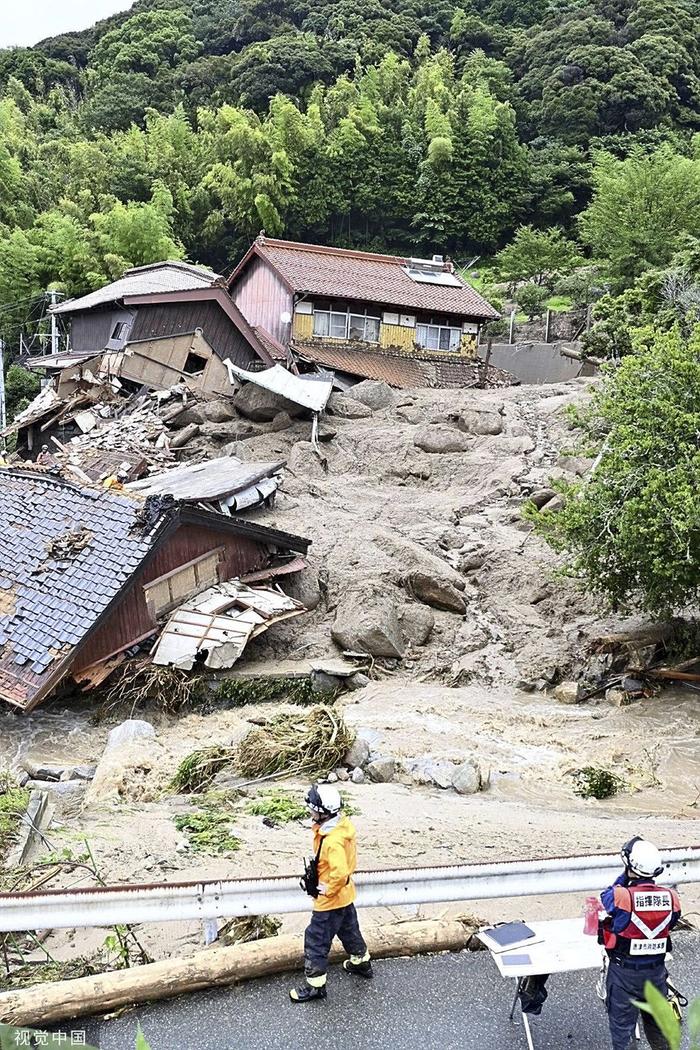 直击｜日本九州等地强降雨天气已致7人死亡，搜索仍在进行中