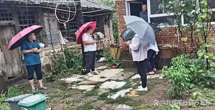 雨中，平谷有这样一群可爱的人→