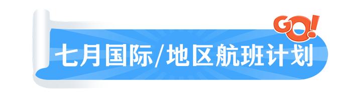 关注！一航空公司发布7月国际航班计划