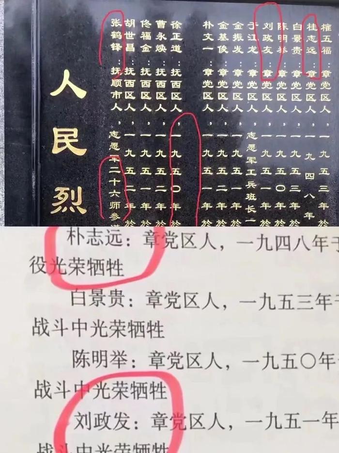 “烈士纪念碑上刻的名字，不是我爸”