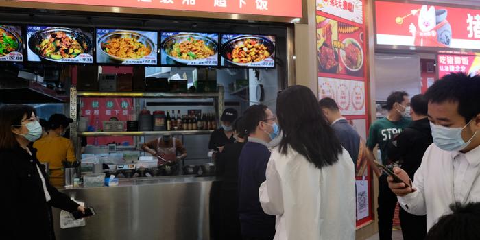 美食档口,图源:不停科技