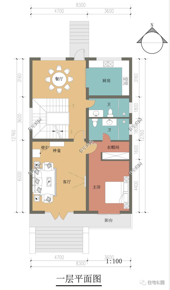 特价图纸丨地下室+多套间，8×12米欧式别墅