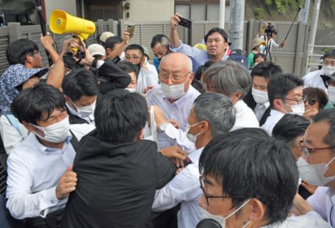 日本山口县居民愤怒反对将核污染物存放当地：为了子孙 不能让政府带核垃圾来