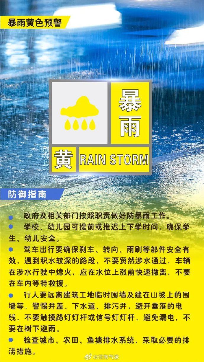 中到大雨，局部暴雨！河南未来几天......