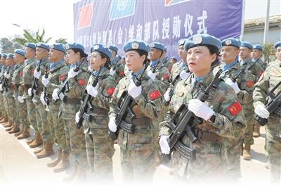 中国第二十六批赴刚果（金）维和部队全体官兵被授予联合国“和平勋章”——为和平坚守 展大国担当（第一现场）