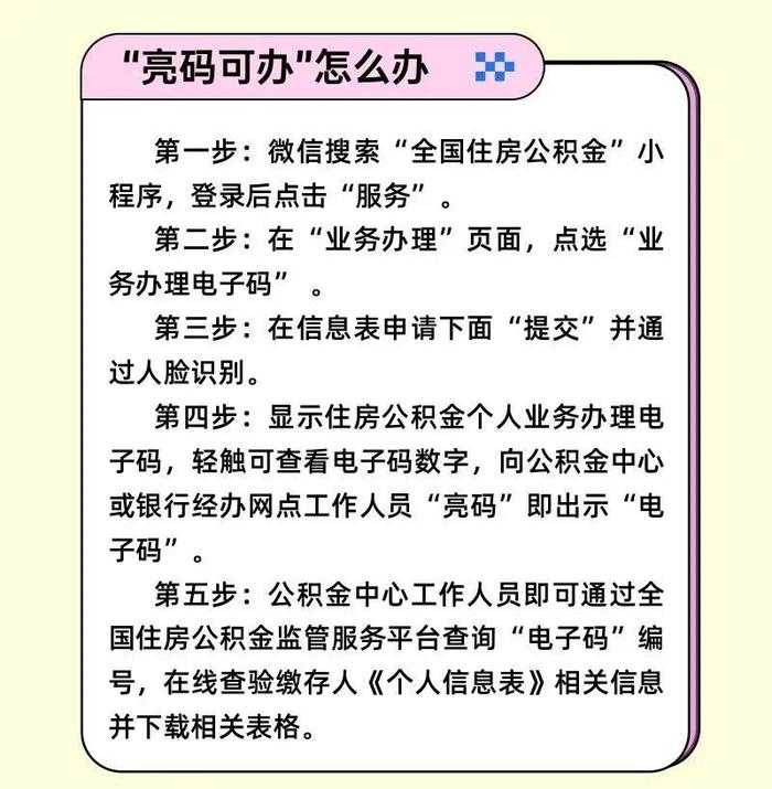 一图读懂丨亮码可办！哈尔滨公积金办理程序再优化