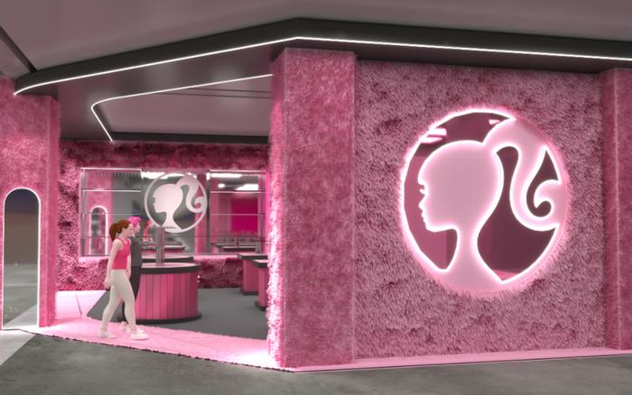 现场打卡粉色梦幻世界，“芭比”展在京举办