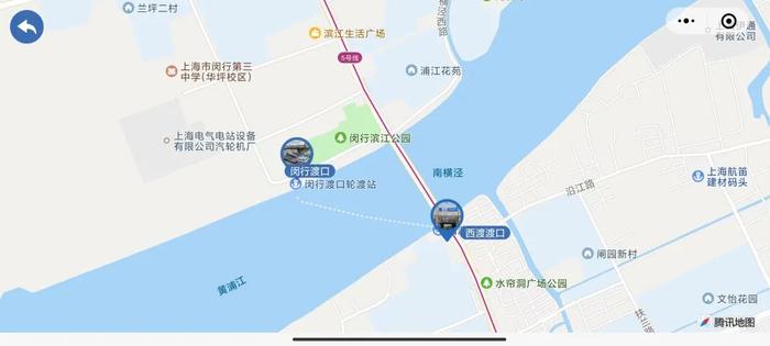 拿出手机扫一扫就能立刻知道上海轮渡过江的位置和时刻