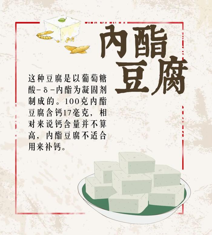 北豆腐、南豆腐和内酯豆腐，哪种补钙效果好？丨科普时间