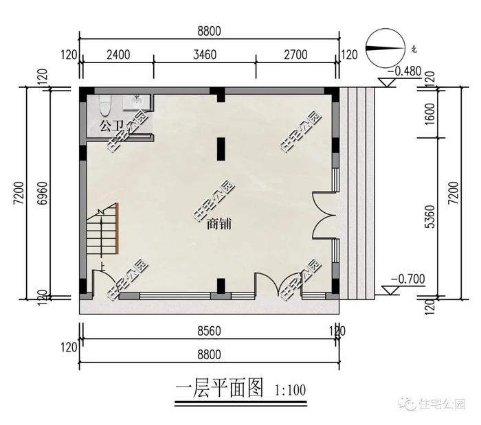 精选图库丨占地面积100平？10套精选户型送上，总有一款适合你