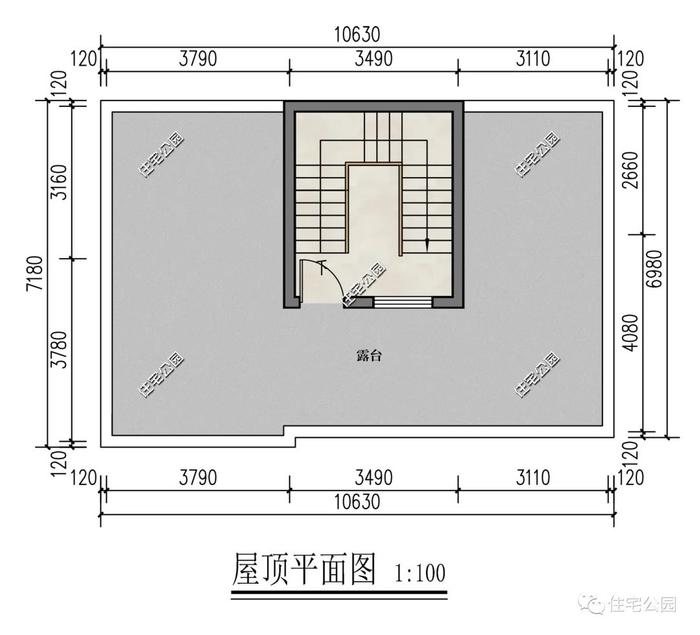 精选图库丨占地面积100平？10套精选户型送上，总有一款适合你