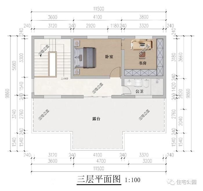 精选图库丨占地面积100平？10套精选户型送上，总有一款适合你