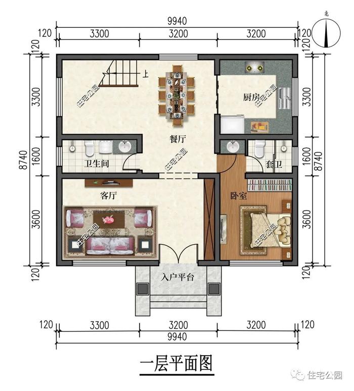 精选图库丨占地面积100平？10套精选户型送上，总有一款适合你