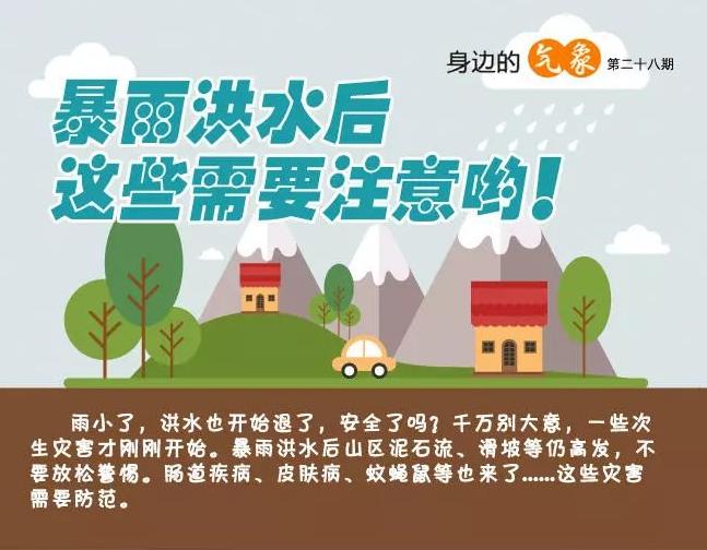 省级IV级防汛应急响应解除，暴雨过后这些次生灾害仍需注意！