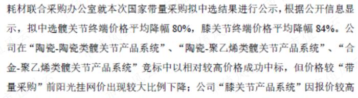 春立医疗：核心产品全线中标“集采”，终端价格暴跌80%，收入微增，利润下滑，现金流持续恶化