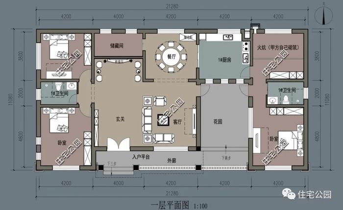 10套一层户型图纸，不仅接地气，而且造价低丨全套图纸总辑六（747~1168）