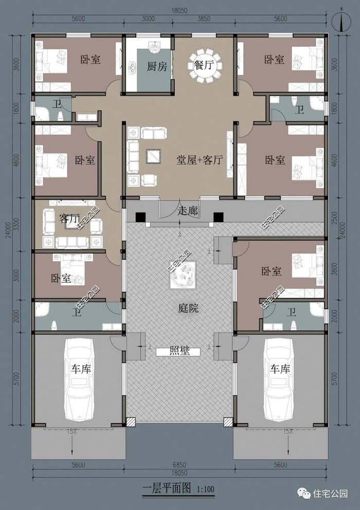 10套一层户型图纸，不仅接地气，而且造价低丨全套图纸总辑六（747~1168）